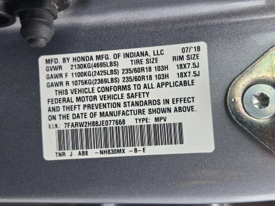 2018 Honda CR-V EX-L AWD