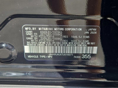2026 Mitsubishi Outlander Sport S 2.0 AWC