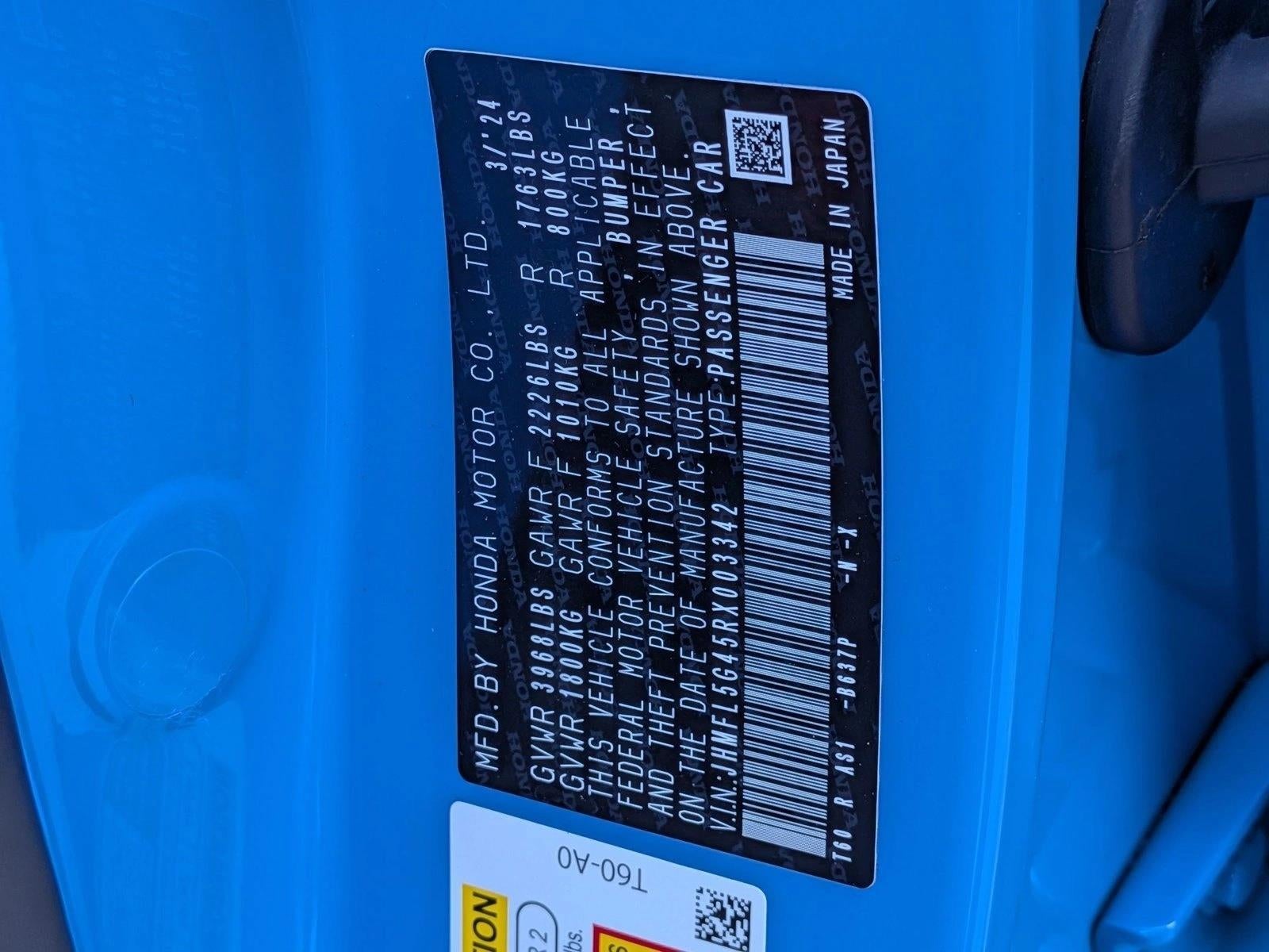 2024 Honda Civic Type R Manual Type R