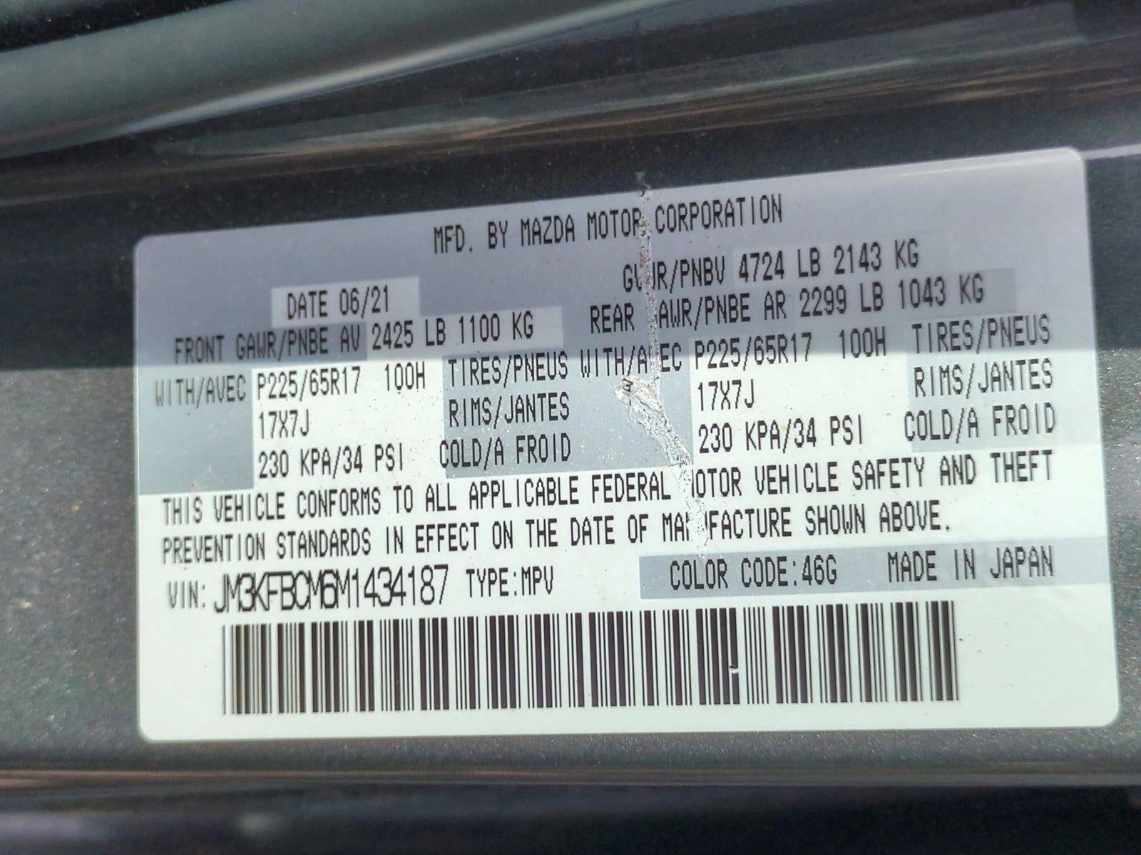 2021 Mazda Mazda CX-5 Touring AWD