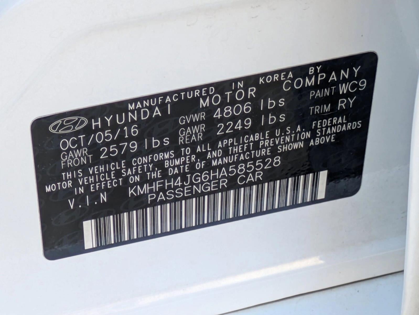 2017 Hyundai AZERA Limited 3.3L