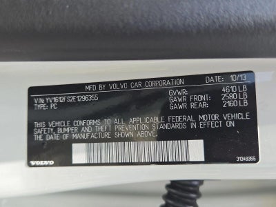 2014 Volvo S60 4dr Sdn T5 Premier FWD