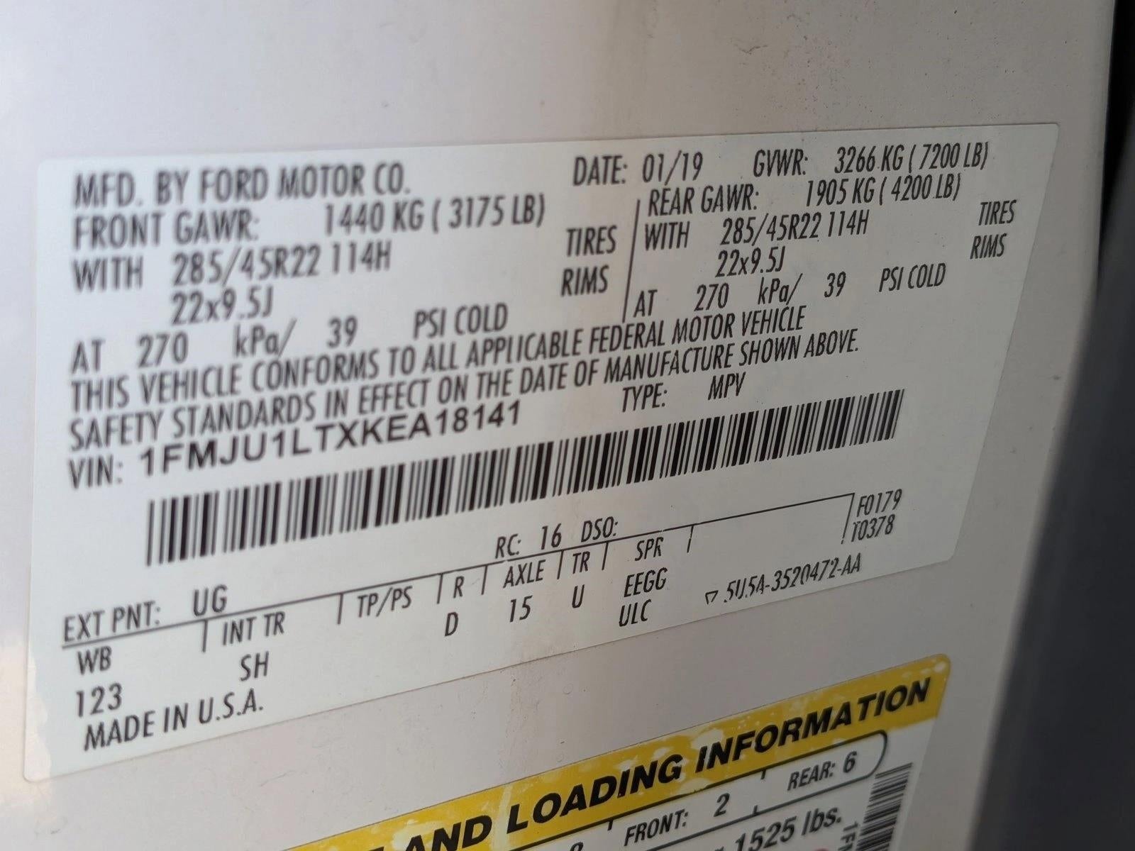 2019 Ford Expedition Platinum 4x2