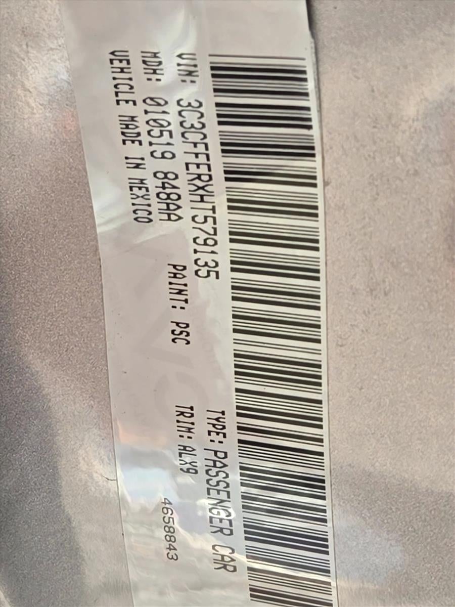 2017 FIAT 500c Lounge Cabrio