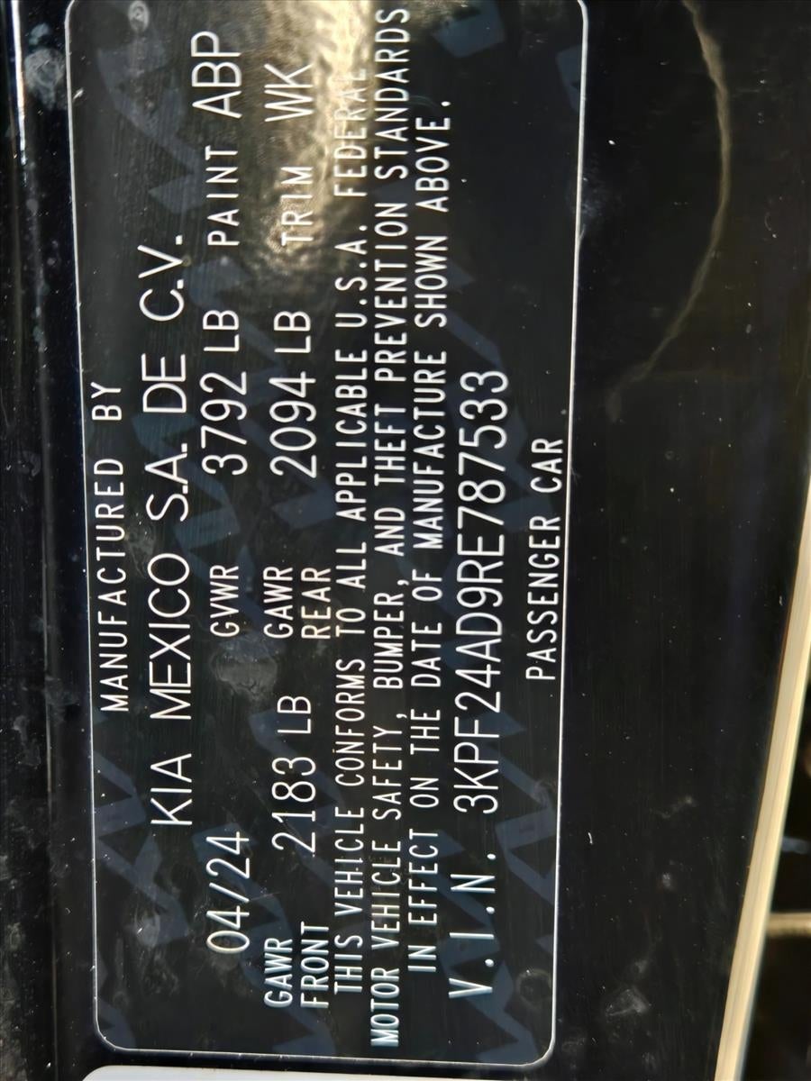 2024 Kia Forte LX IVT