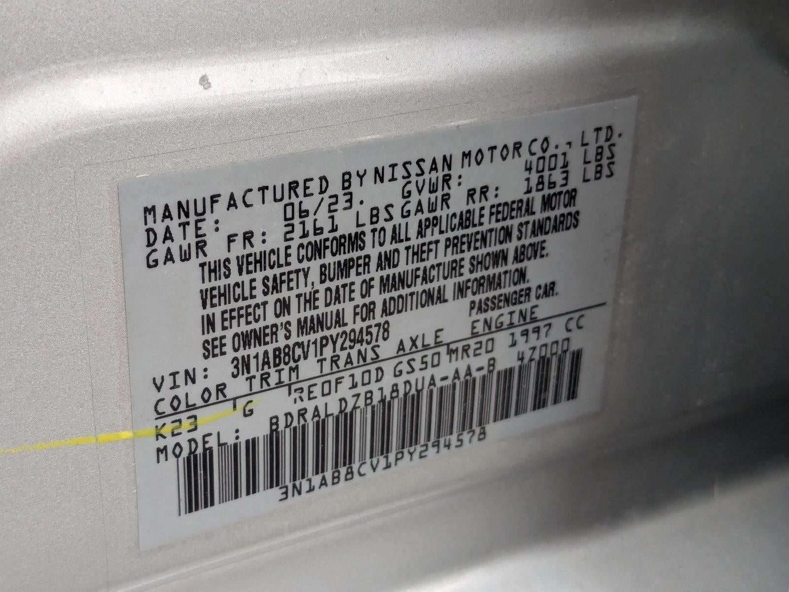 2023 Nissan Sentra SV CVT