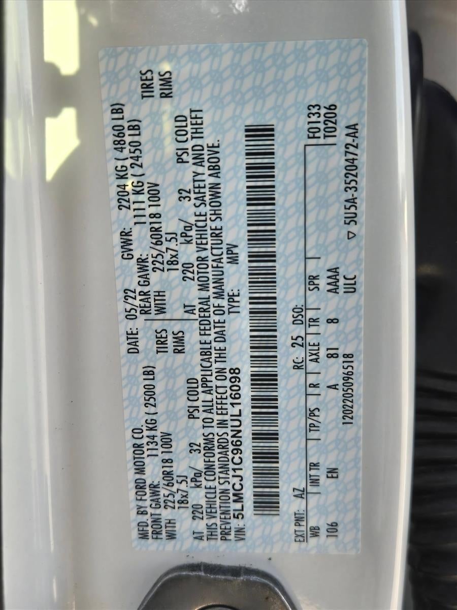 2022 Lincoln Corsair Standard FWD