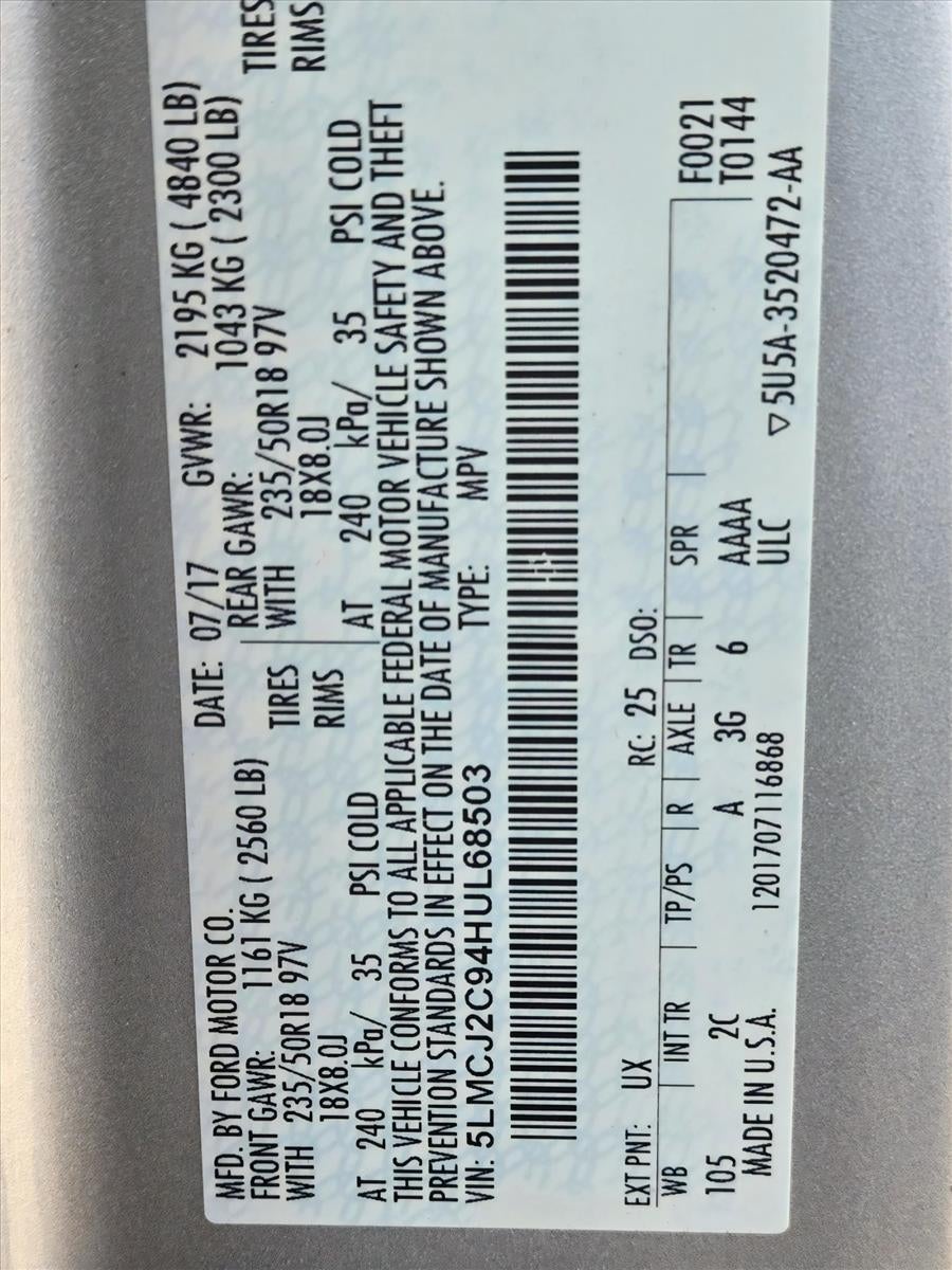 2017 Lincoln MKC Select FWD