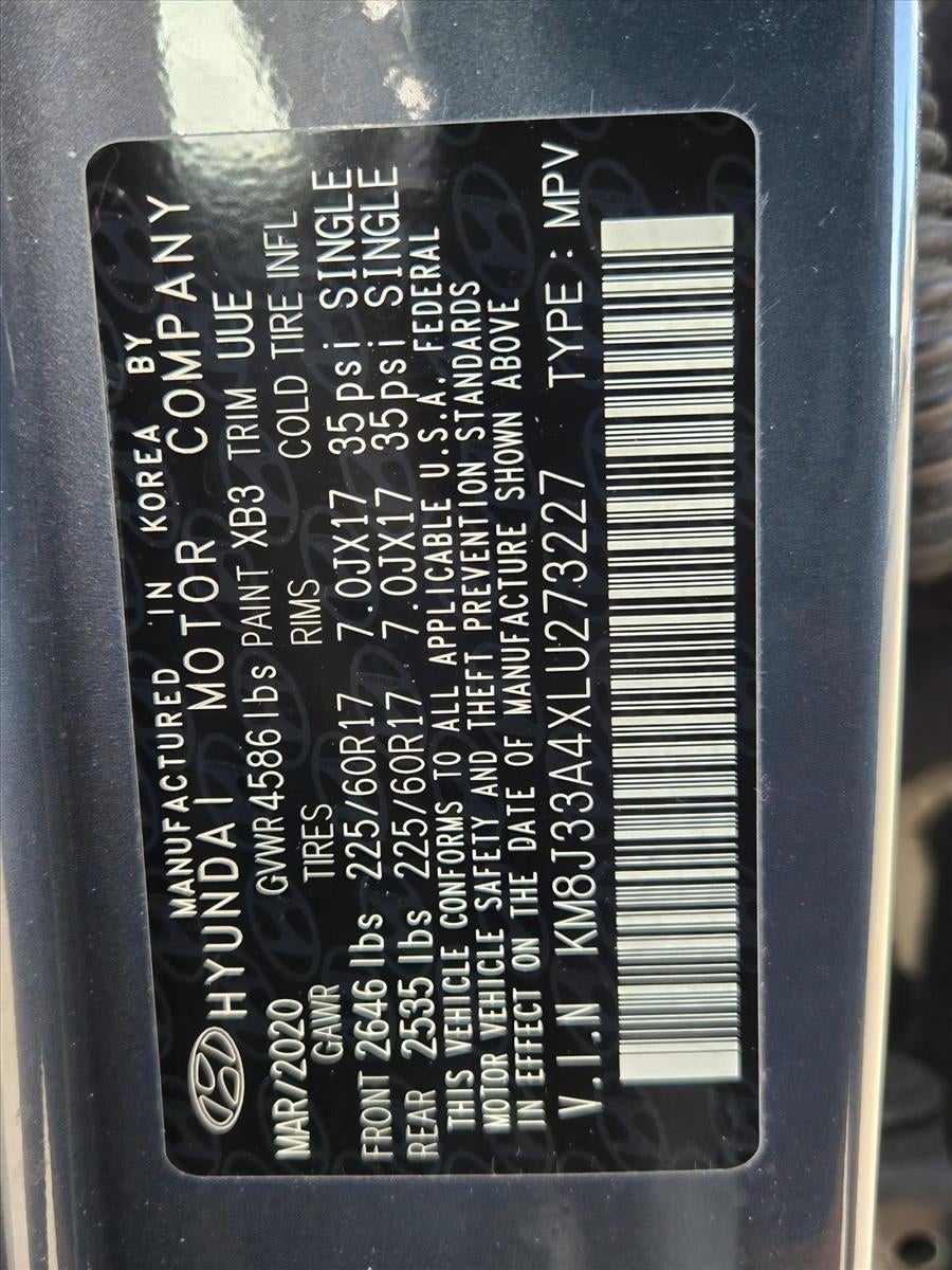 2020 Hyundai TUCSON Value FWD