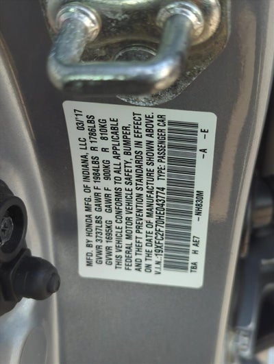 2017 Honda Civic Sedan EX CVT