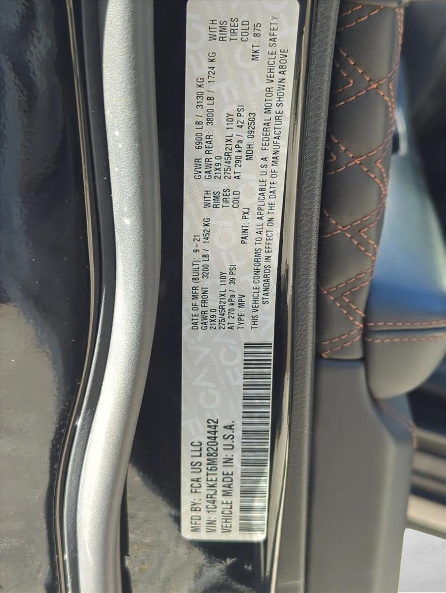 2021 Jeep Grand Cherokee L Summit Reserve 4x4