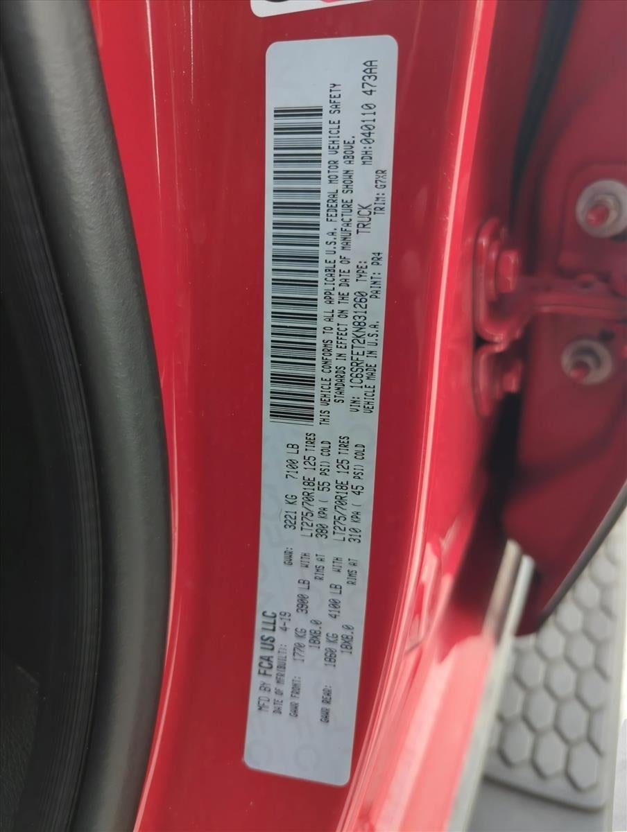 2019 RAM 1500 Rebel 4x4 Quad Cab 6'4" Box