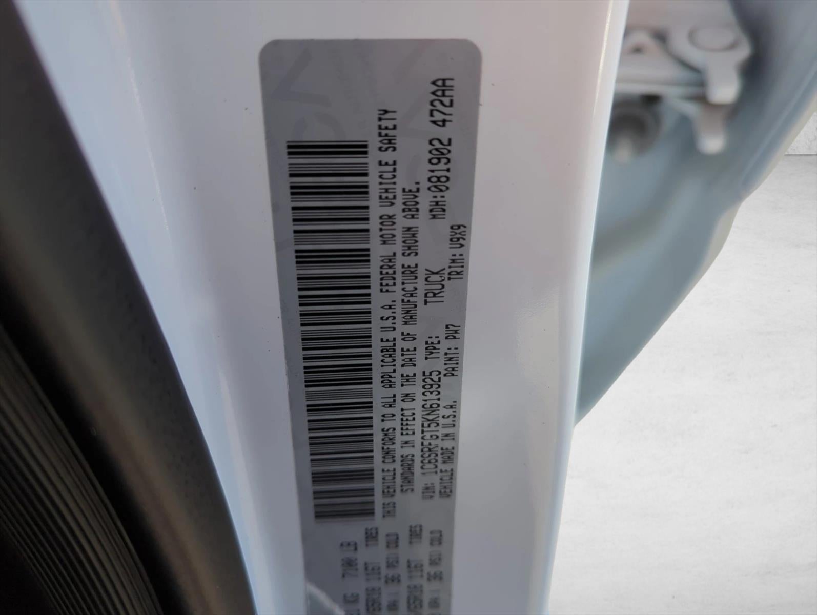 2019 RAM 1500 Tradesman 4x4 Crew Cab 5'7" Box