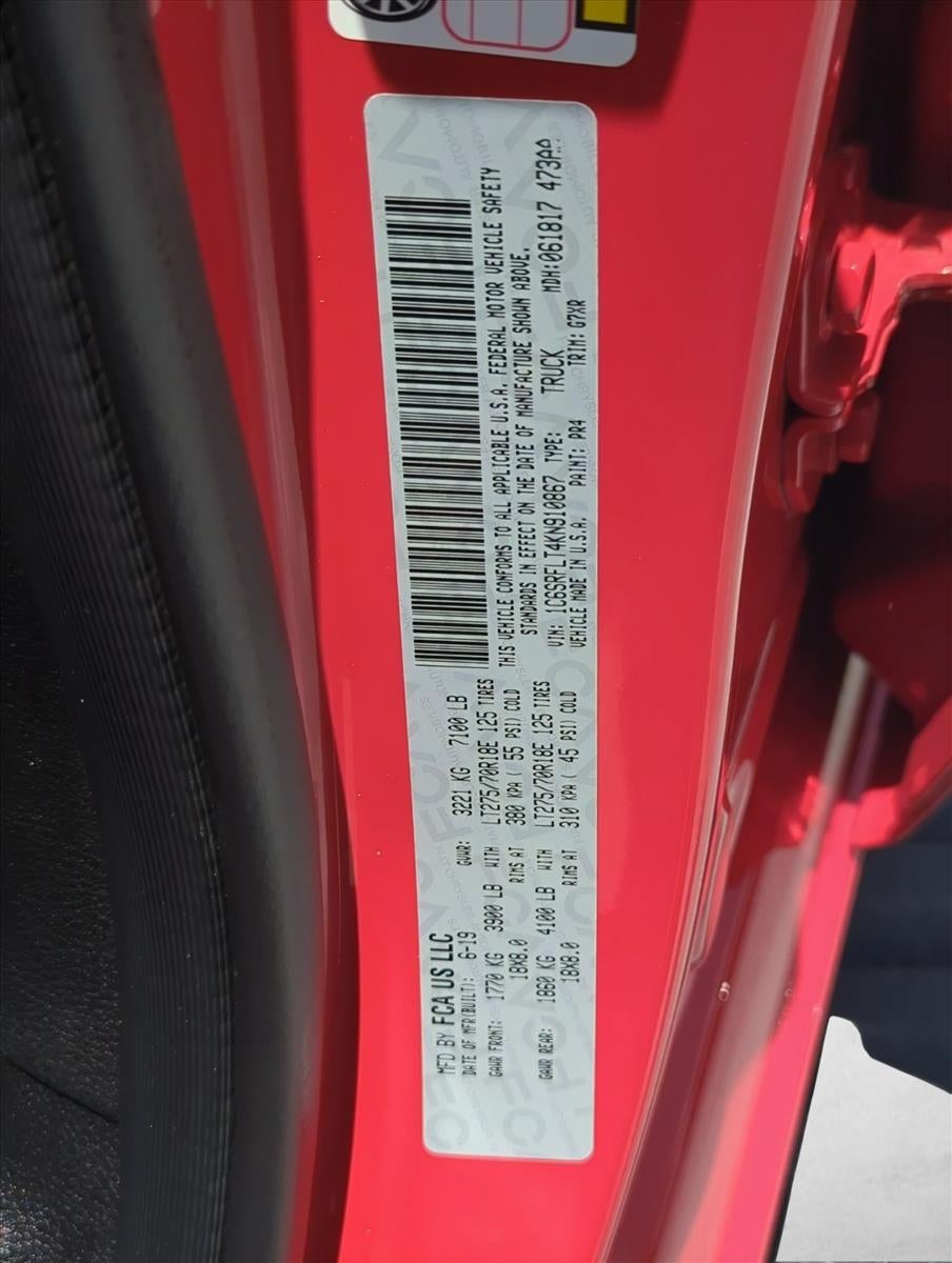 2019 RAM 1500 Rebel 4x4 Crew Cab 5'7" Box
