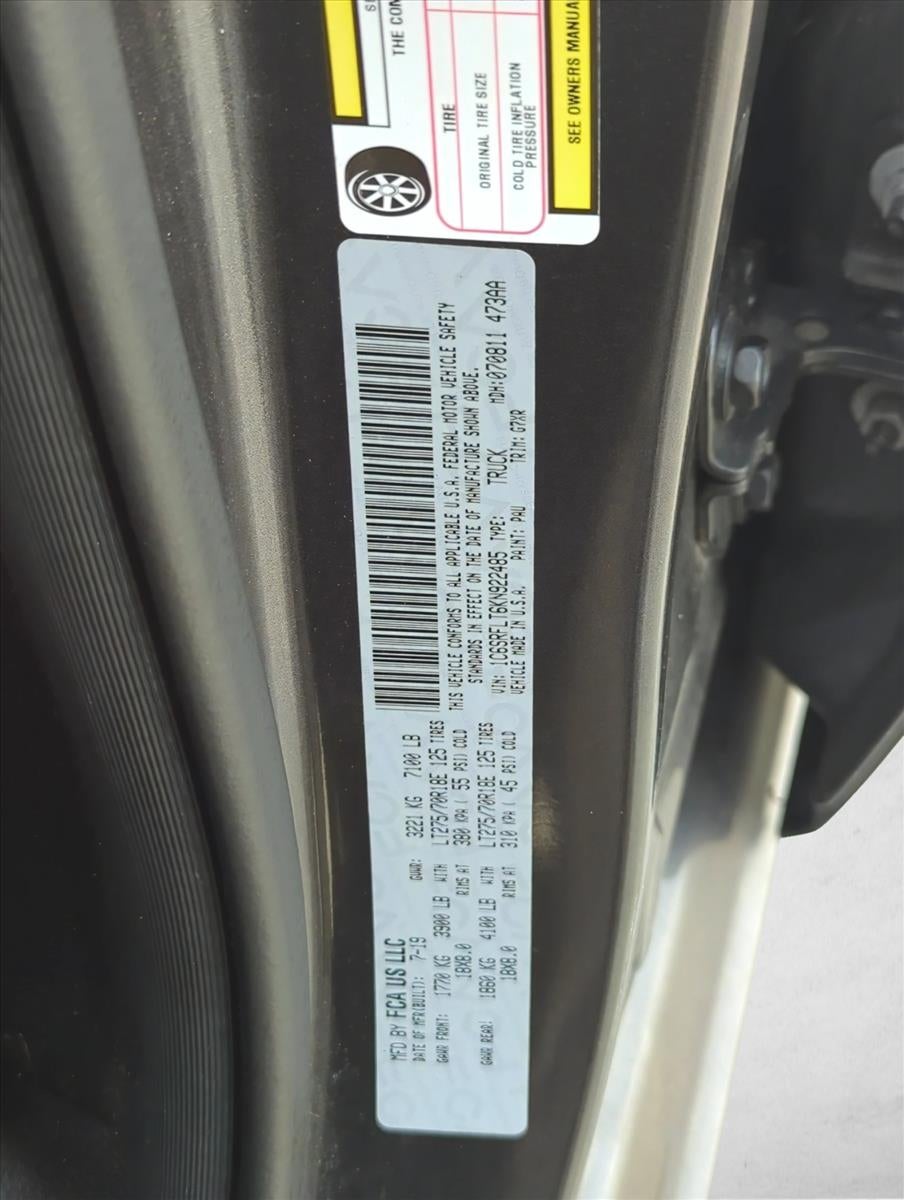 2019 RAM 1500 Rebel 4x4 Crew Cab 5'7" Box