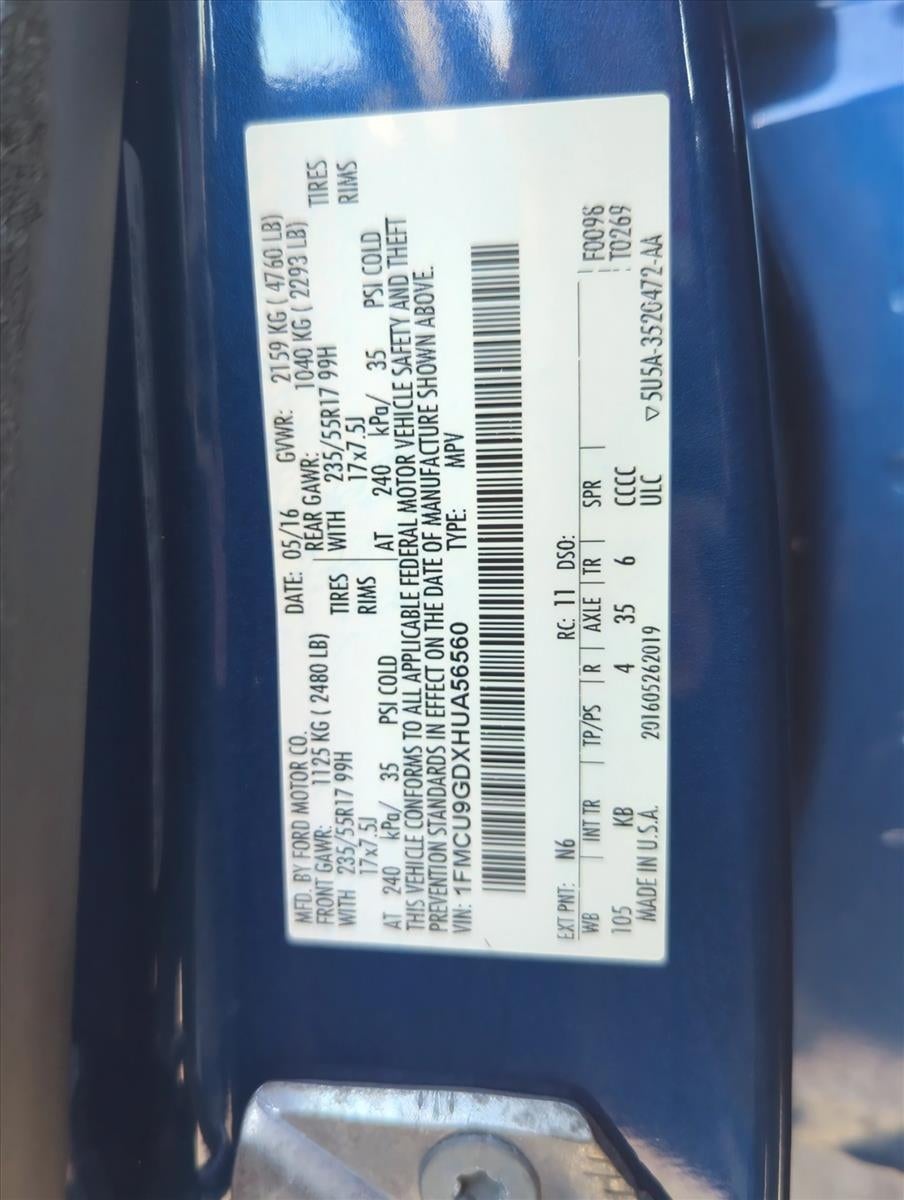 2017 Ford Escape SE 4WD