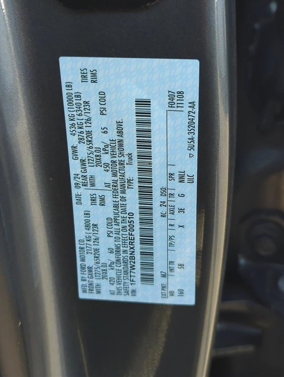 2024 Ford Super Duty F-250 SRW LARIAT 4WD Crew Cab 6.75' Box