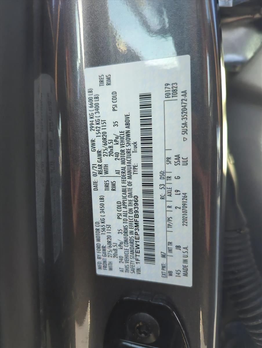 2021 Ford F-150 XL 4WD SuperCrew 5.5' Box