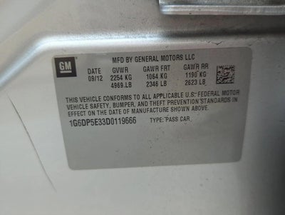 2013 Cadillac CTS Sedan 3.6L V6 RWD Premium