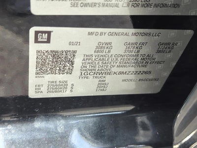 2021 Chevrolet Silverado 1500 Double Cab Standard Box 2-Wheel Drive Custom