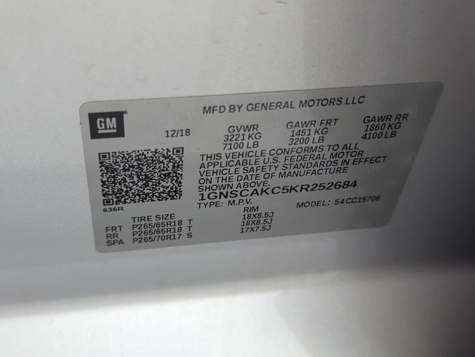 2019 Chevrolet Tahoe 2WD LS