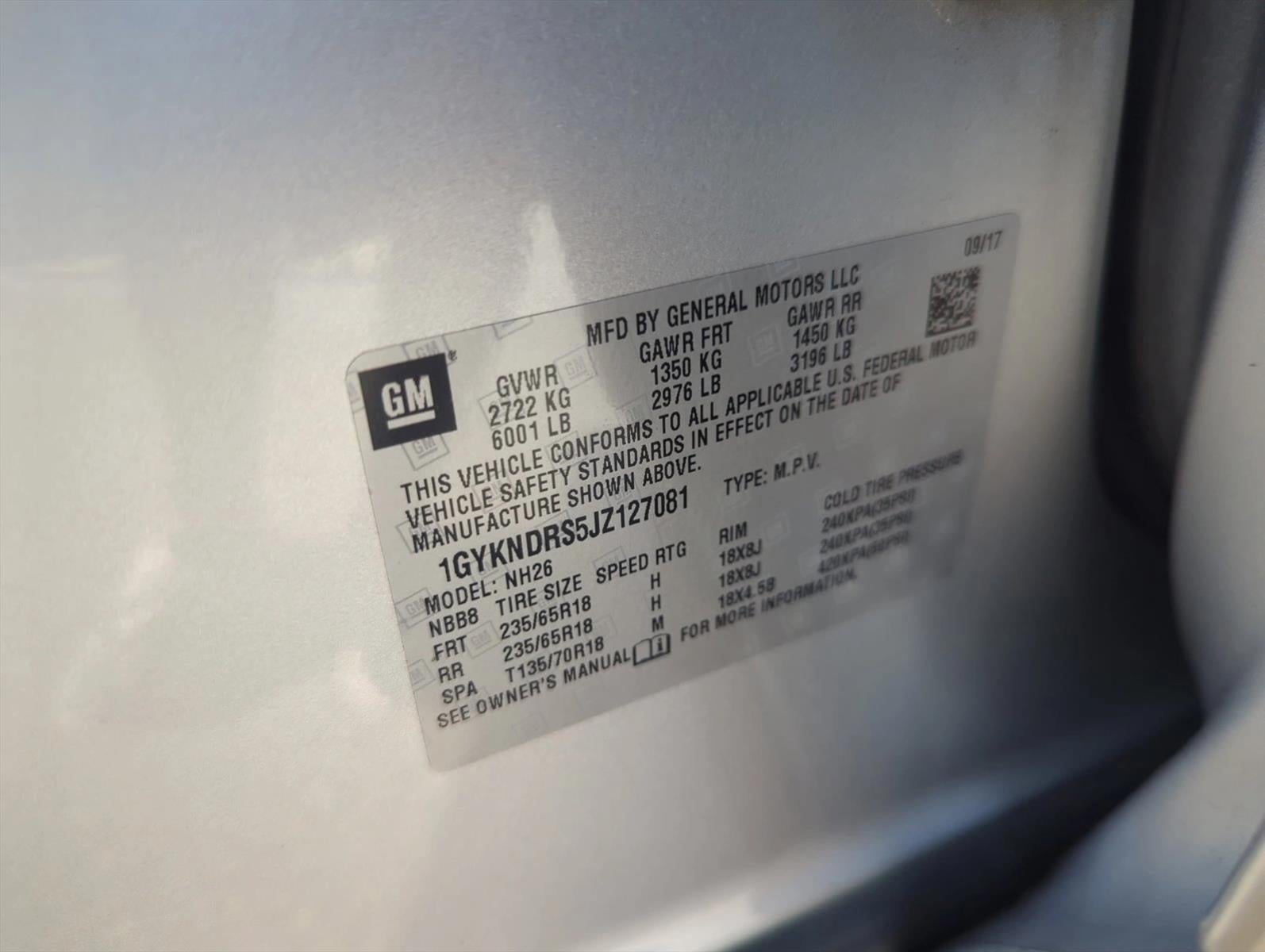 2018 Cadillac XT5 AWD 4dr Luxury