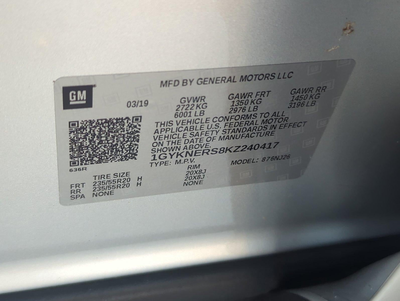 2019 Cadillac XT5 FWD 4dr Premium Luxury