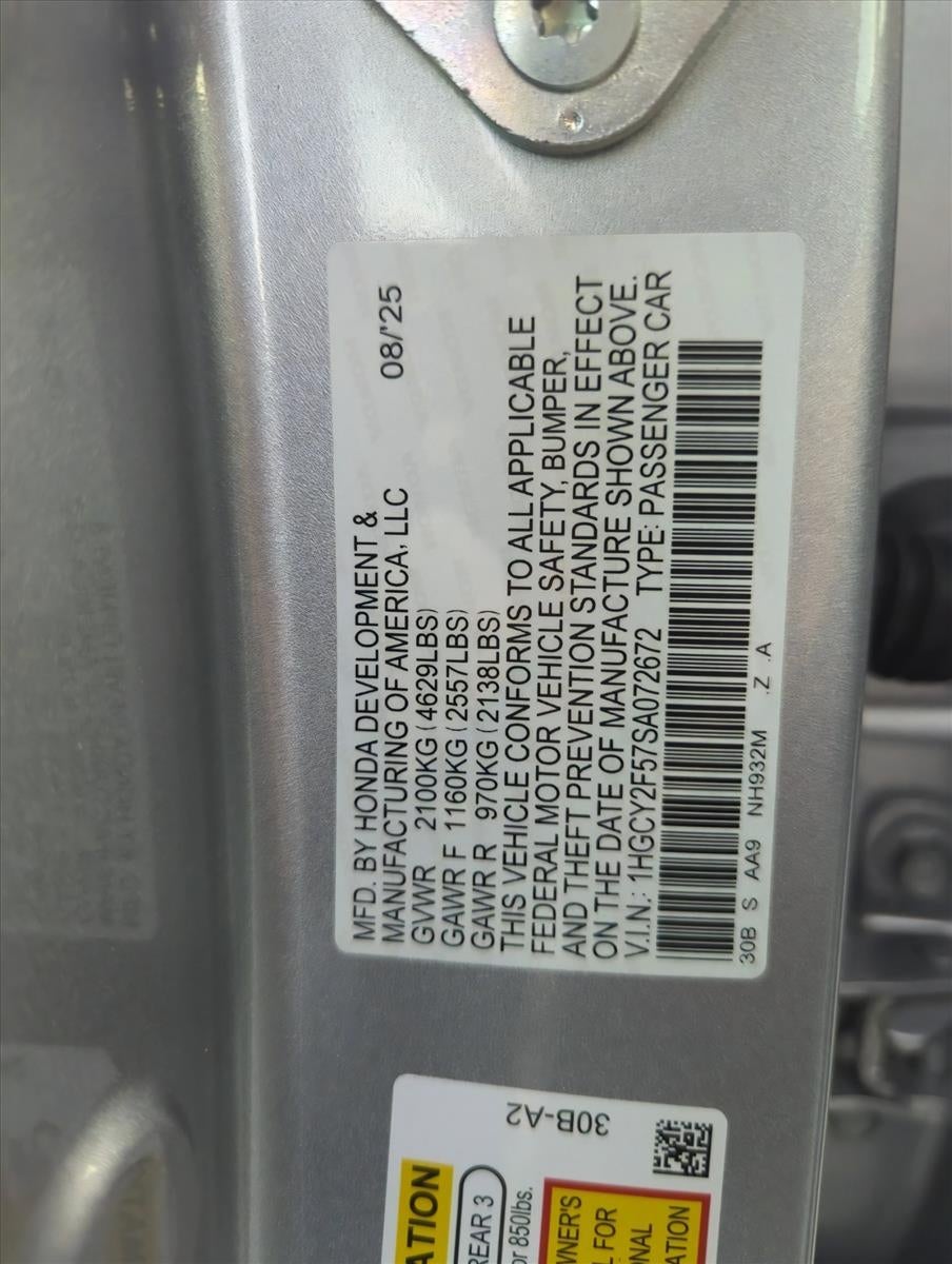 2025 Honda Accord Hybrid Sport Sedan