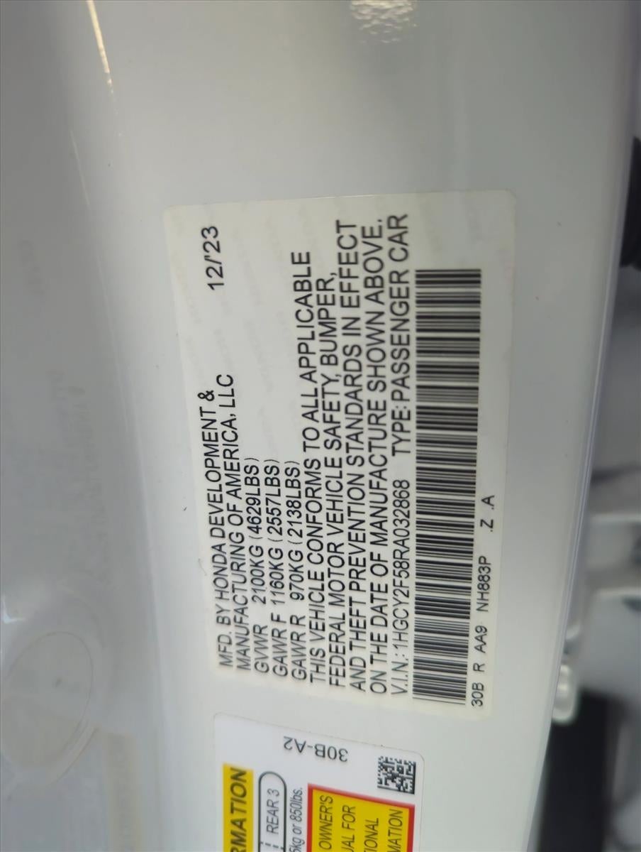 2024 Honda Accord Hybrid Sport Sedan