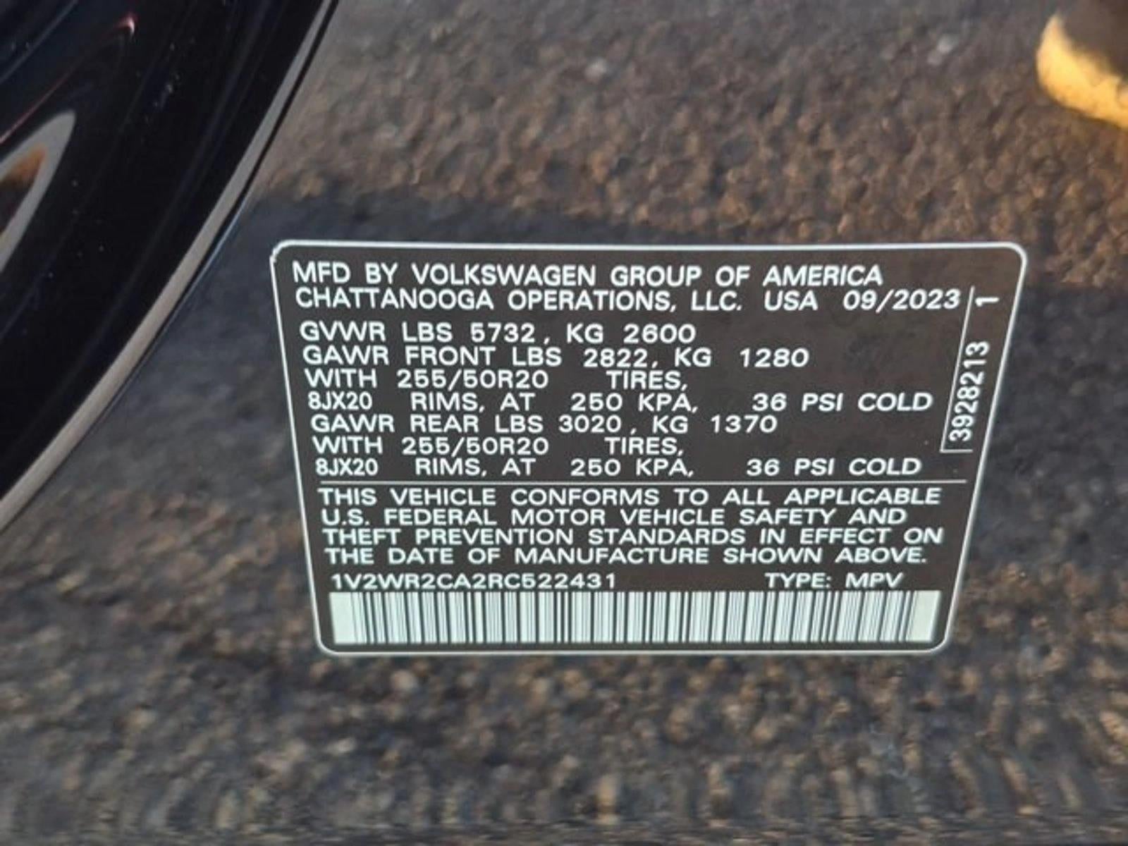 2024 Volkswagen Atlas 2.0T SE w/Technology FWD