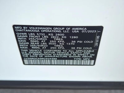 2024 Volkswagen Atlas 2.0T SE w/Technology FWD