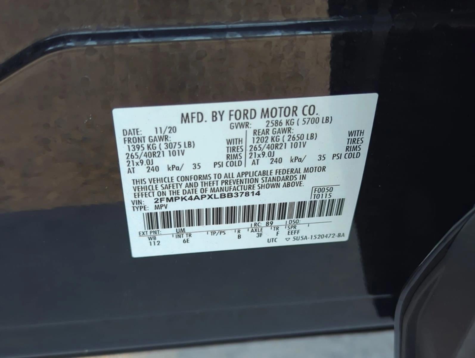 2020 Ford Edge ST AWD