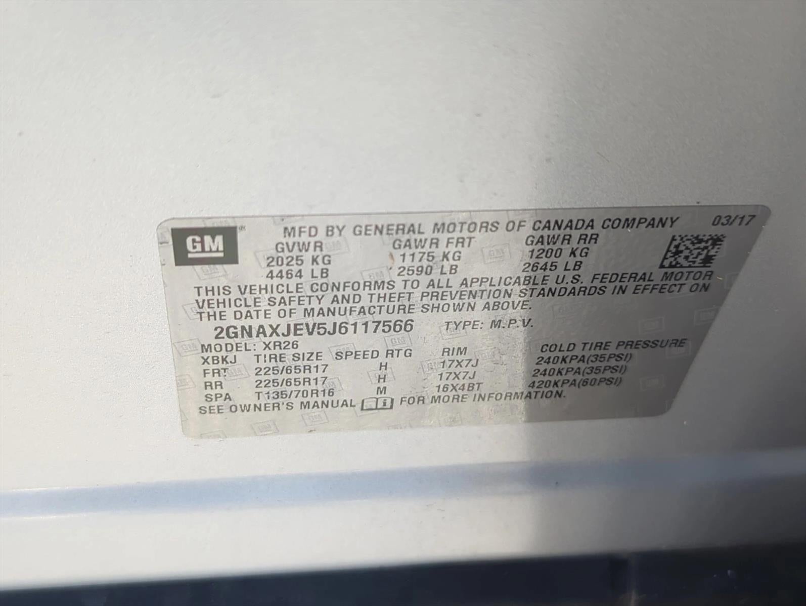 2018 Chevrolet Equinox FWD LT