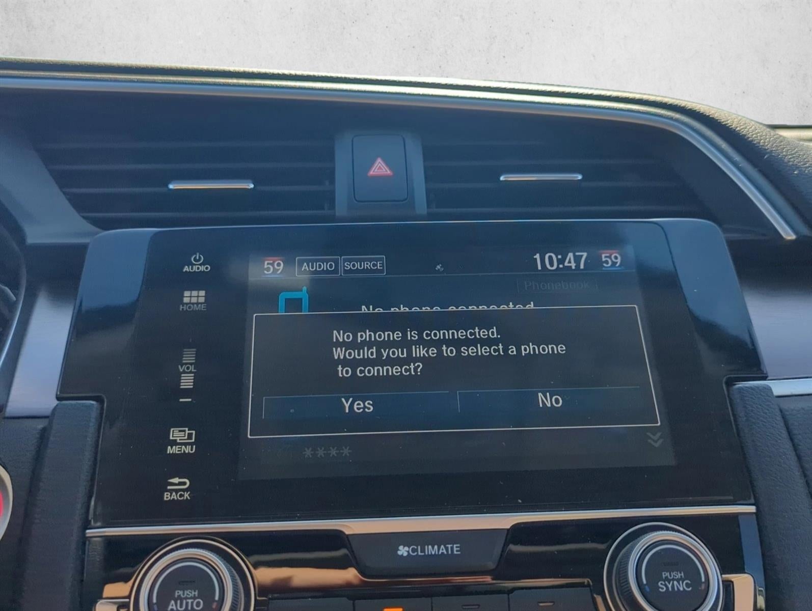 2017 Honda Civic Sedan EX-T CVT with Honda Sensing