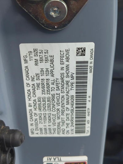 2020 Honda CR-V EX 2WD