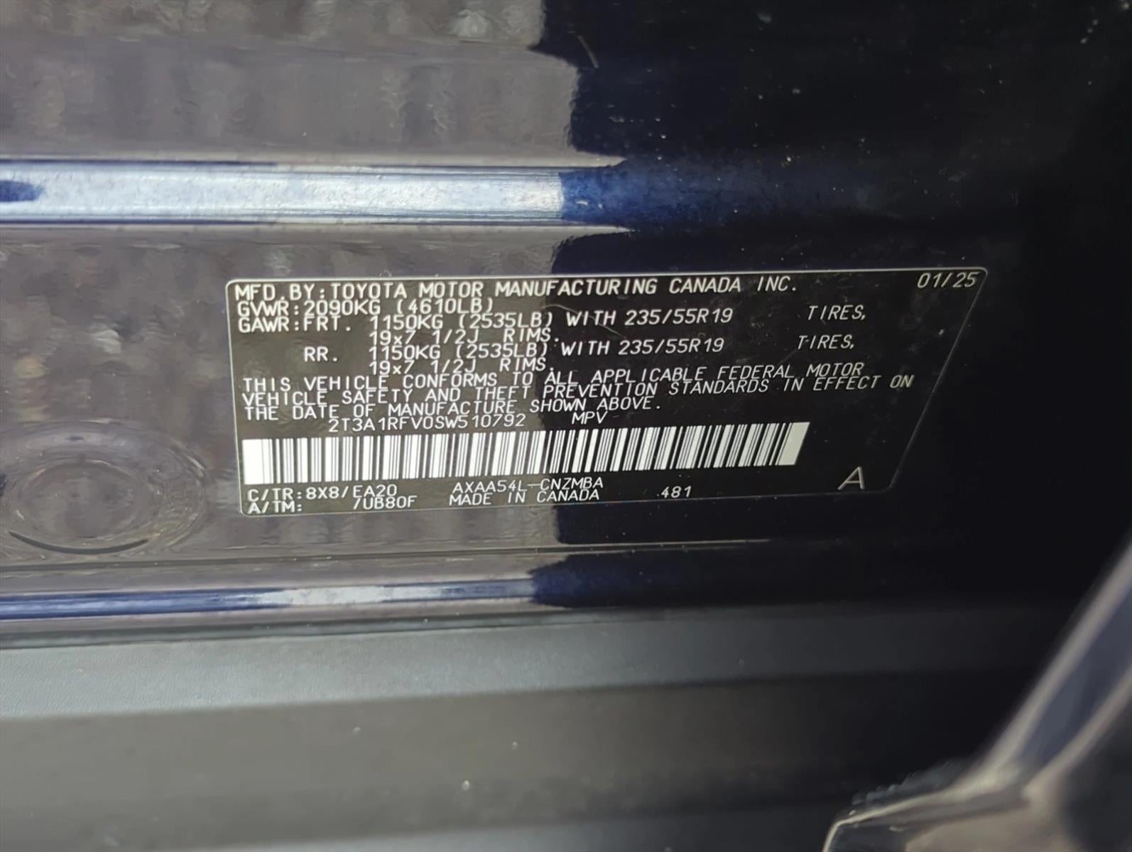 2025 Toyota RAV4 XLE Premium AWD (Natl)