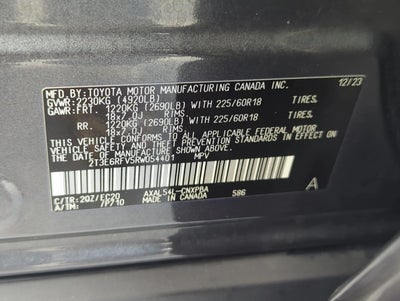 2024 Toyota RAV4 Hybrid XSE AWD (Natl)