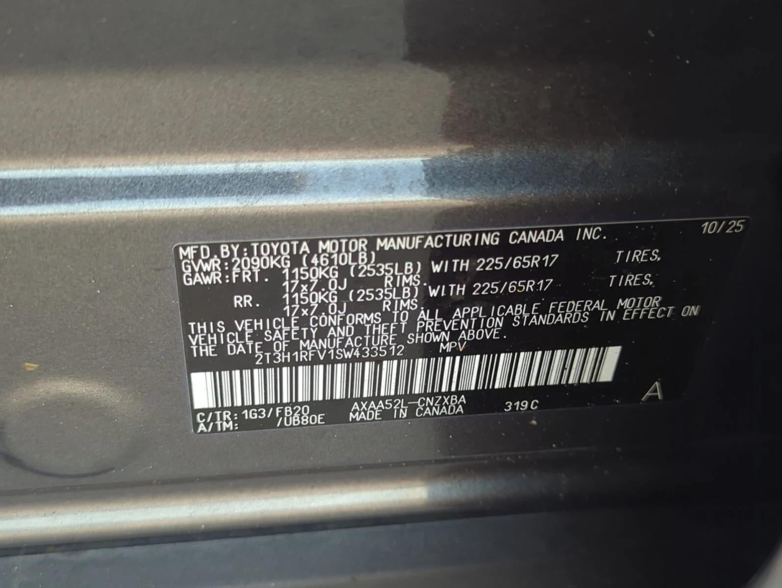 2025 Toyota RAV4 LE FWD (GS)
