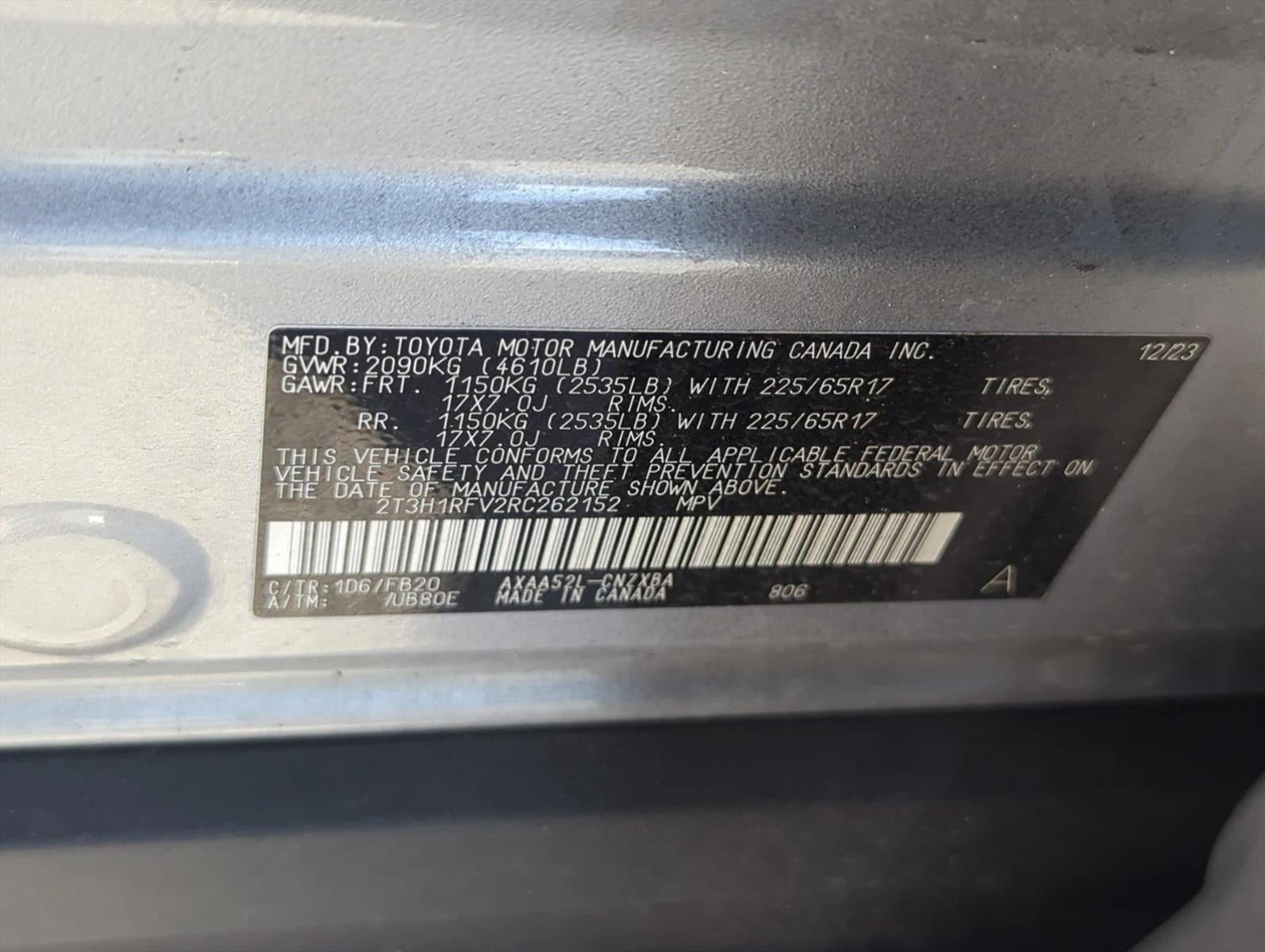 2024 Toyota RAV4 LE FWD (GS)