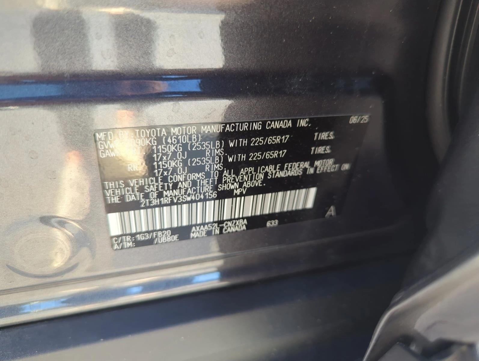 2025 Toyota RAV4 LE FWD (GS)