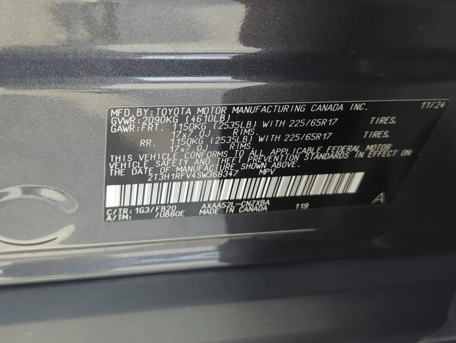 2025 Toyota RAV4 LE FWD (GS)