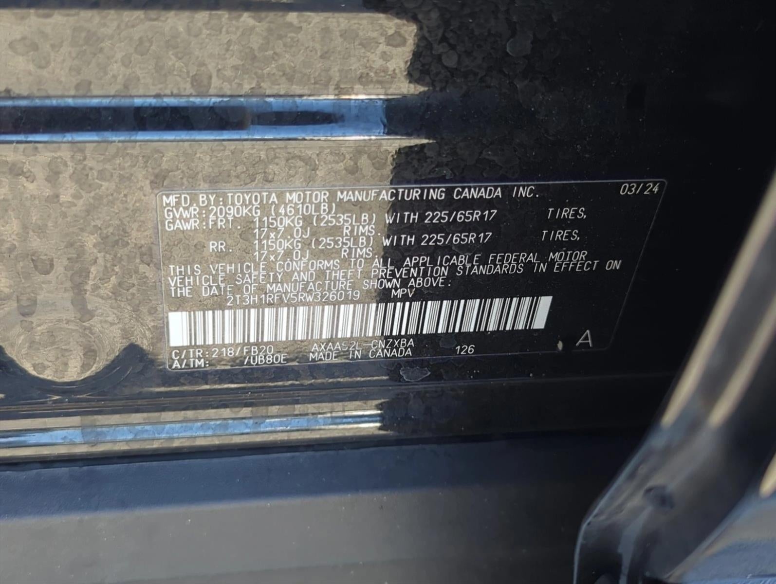 2024 Toyota RAV4 LE FWD (GS)