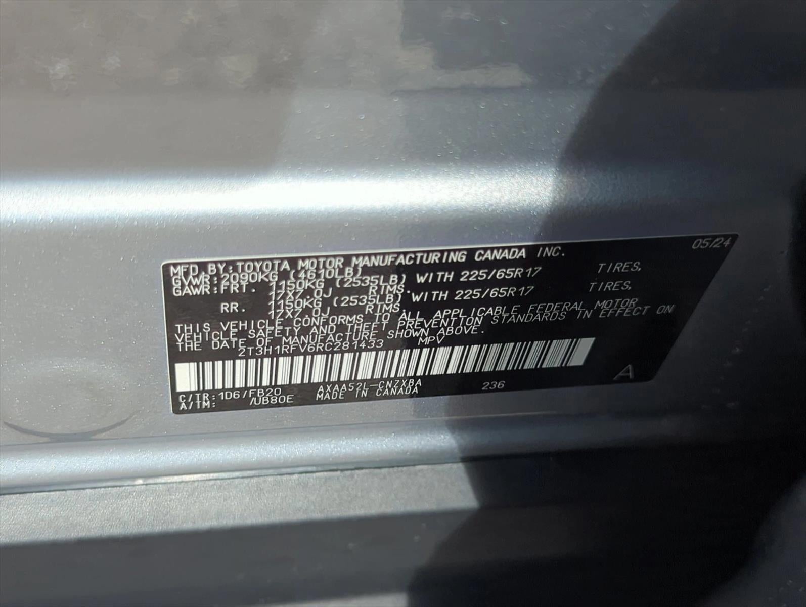 2024 Toyota RAV4 LE FWD (Natl)