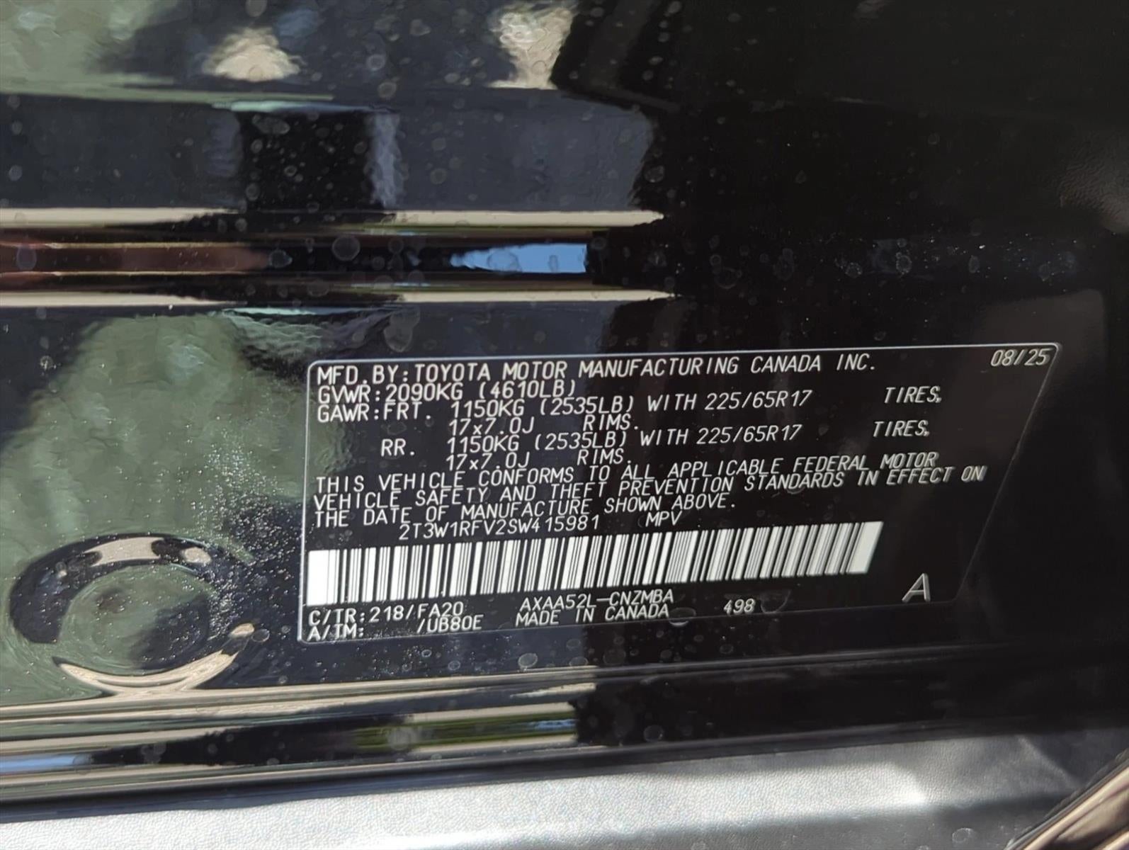 2025 Toyota RAV4 XLE FWD (GS)