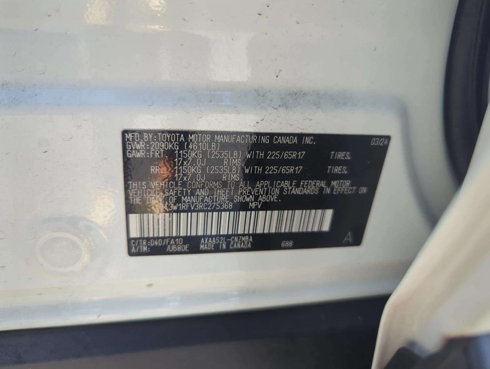 2024 Toyota RAV4 XLE FWD (Natl)
