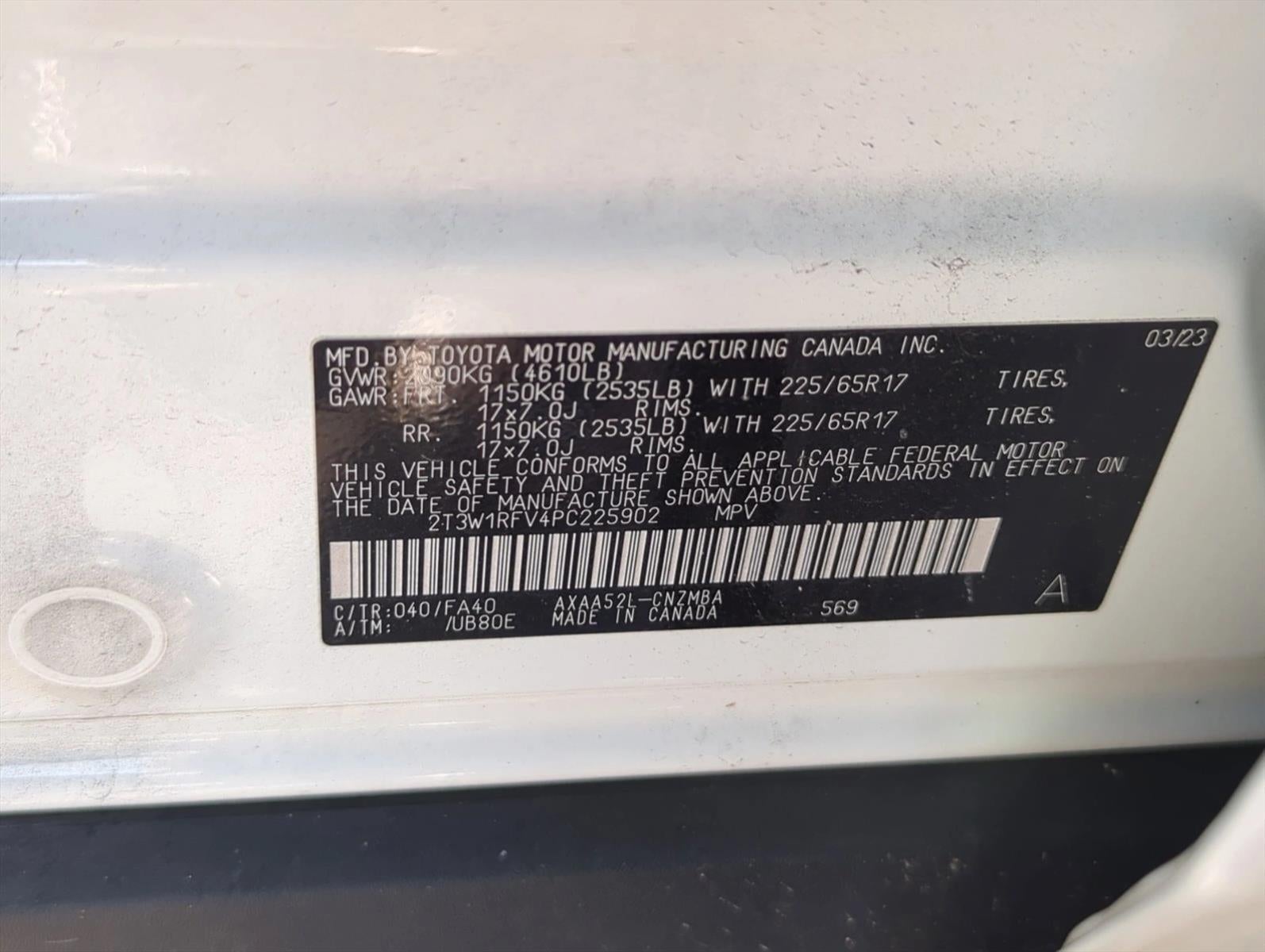 2023 Toyota RAV4 XLE FWD (GS)