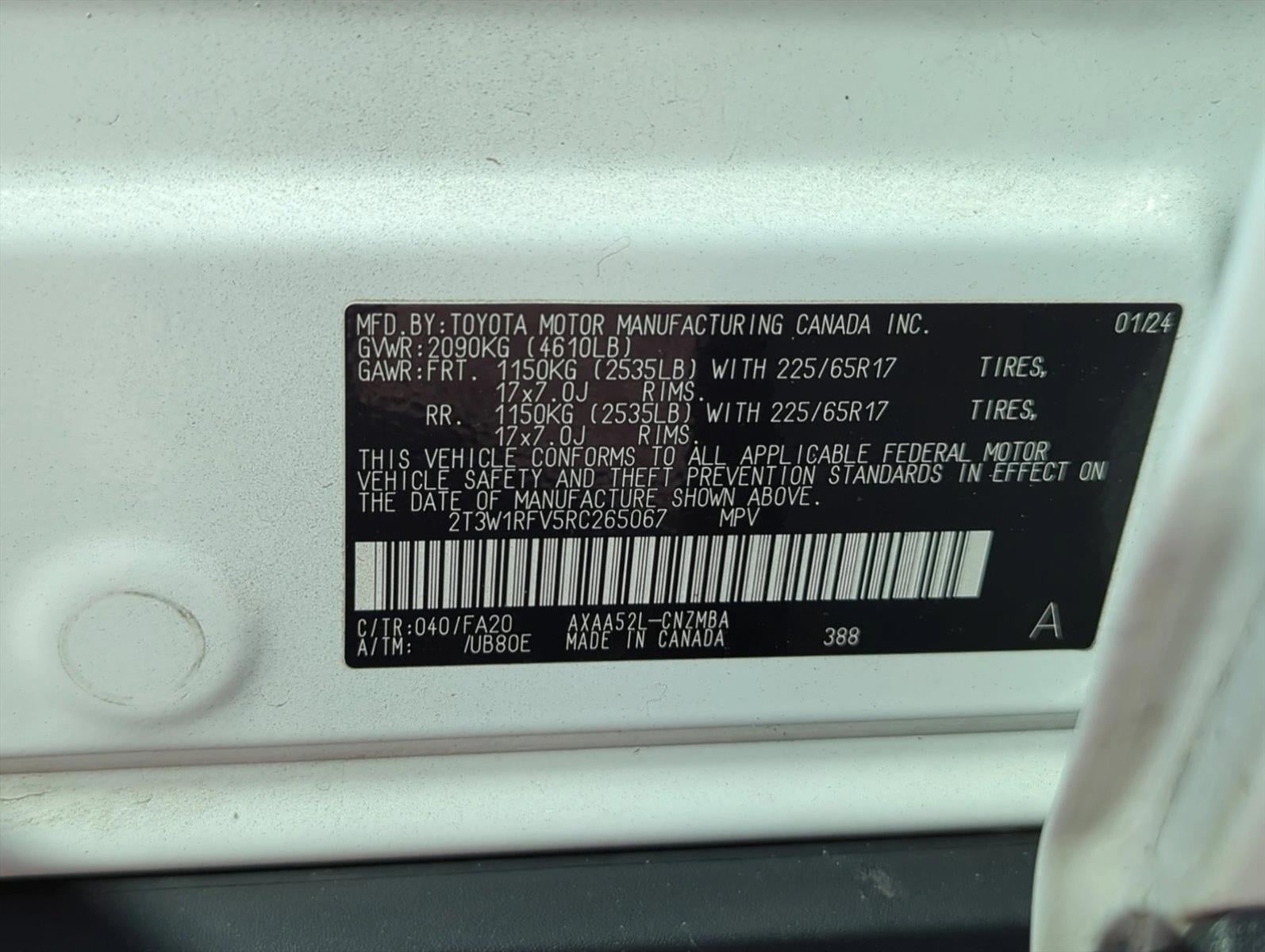 2024 Toyota RAV4 XLE FWD (Natl)