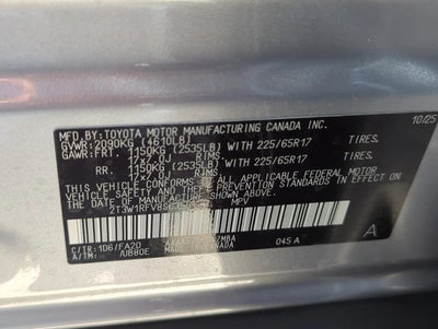 2025 Toyota RAV4 XLE FWD (GS)