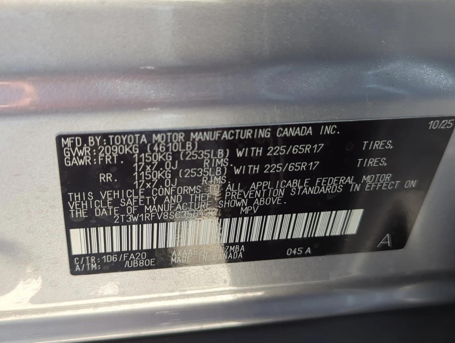 2025 Toyota RAV4 XLE FWD (GS)