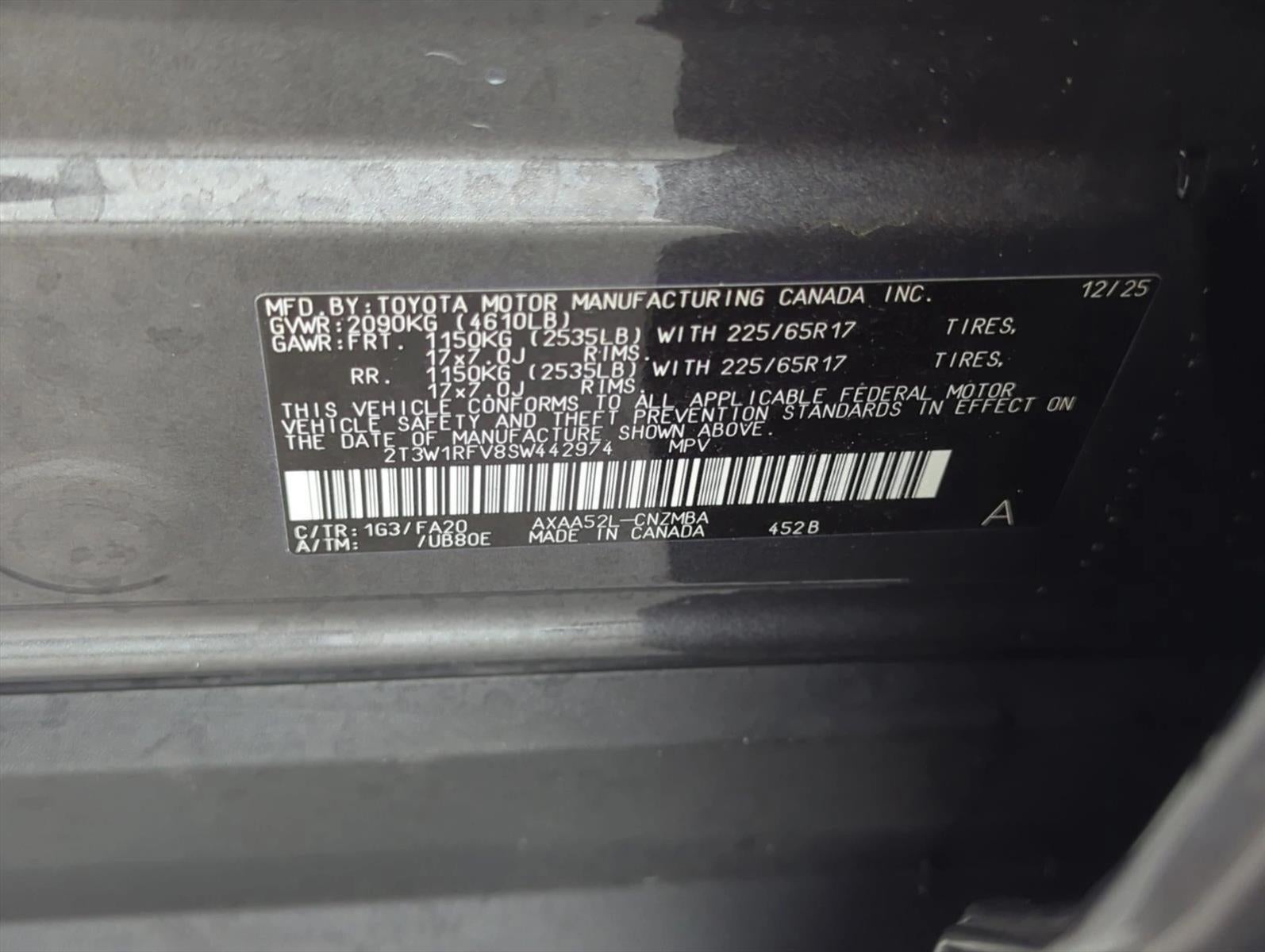 2025 Toyota RAV4 XLE FWD (GS)